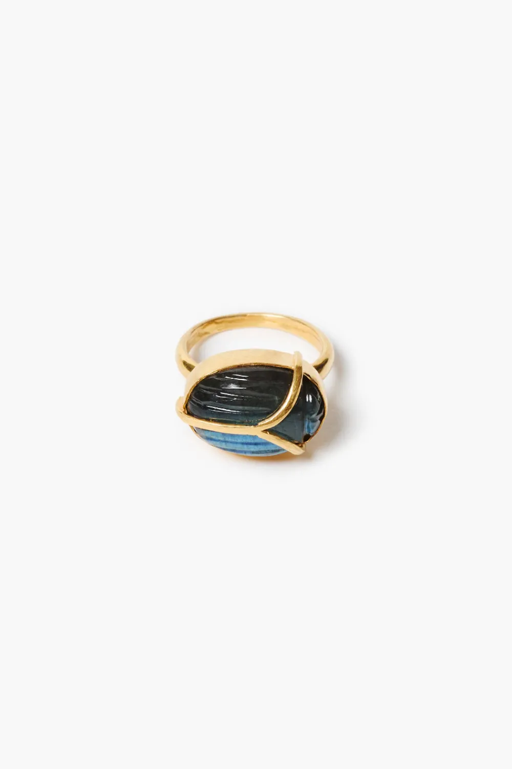 Chan Luu Scarab Ring Labradorite
