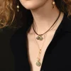 Chan Luu Seed Drop Necklace Prehnite