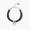 Chan Luu Serpentine Cord Bracelet Blue Topaz