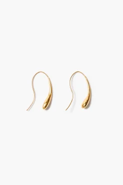 Chan Luu Serpentine Earrings Yellow Gold