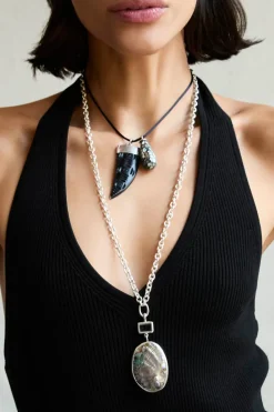 Chan Luu Sherri Necklace Black Mix