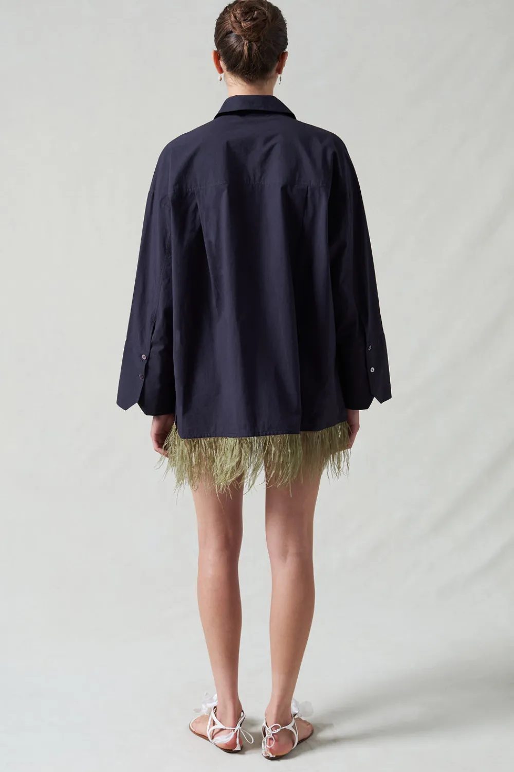 Chan Luu hoeace Feather hirt idnight Navy