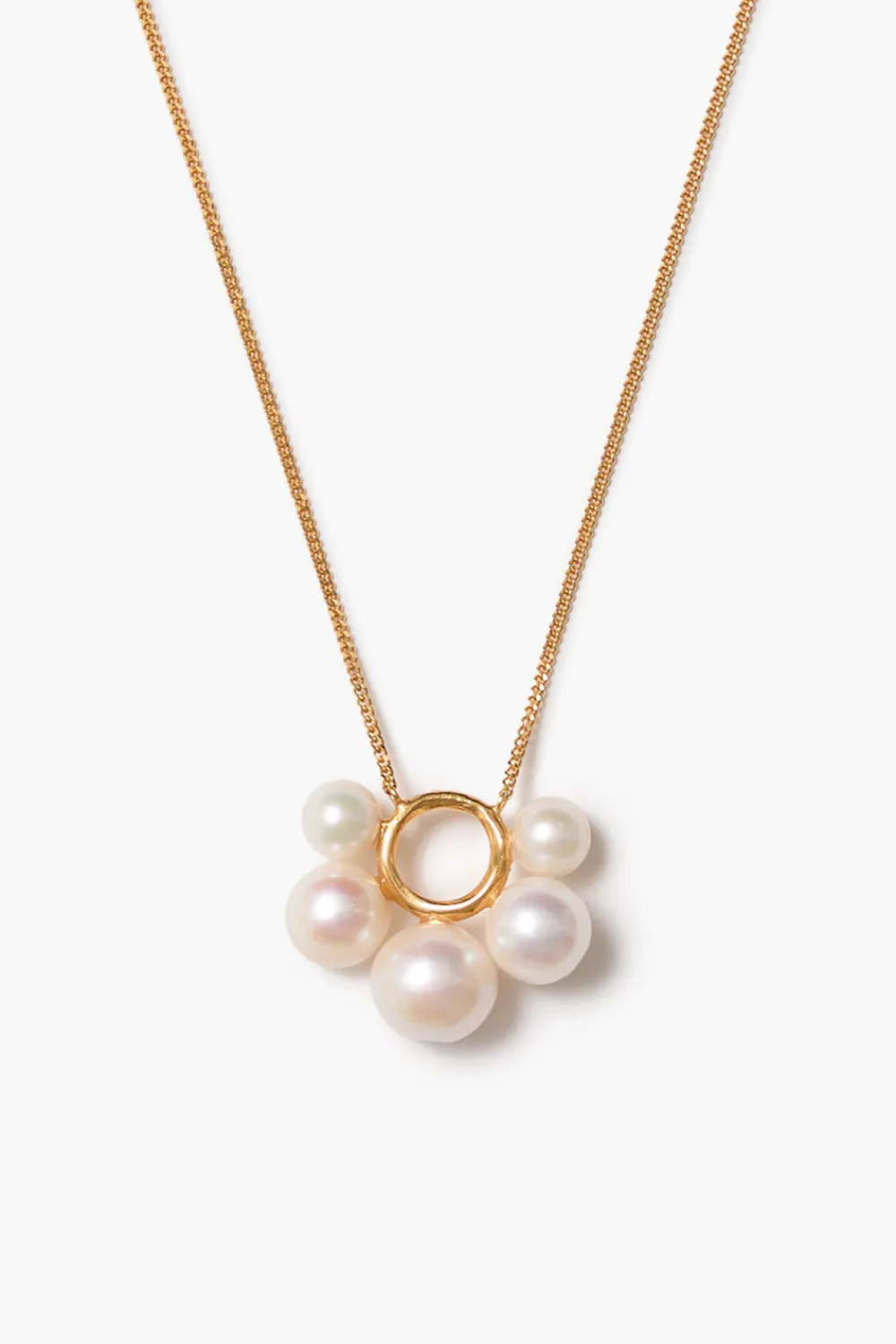 Chan Luu Soleil Pendant Necklace White Pearl