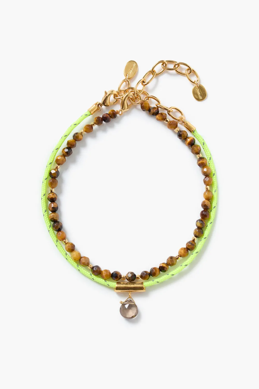 Chan Luu Surf Anklet Set Tiger's Eye