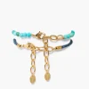 Chan Luu Surf Anklet Set Turquoise