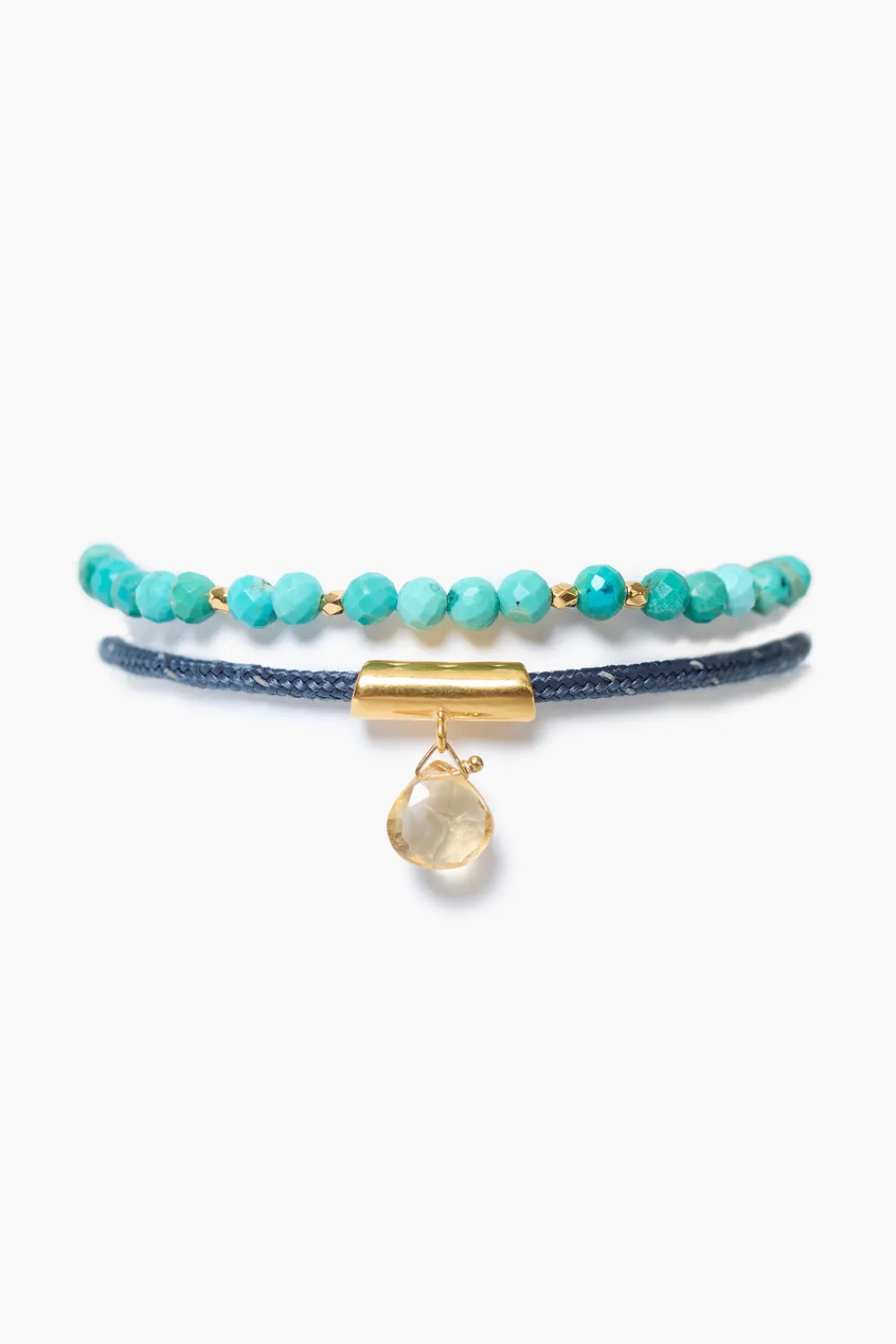 Chan Luu Surf Anklet Set Turquoise