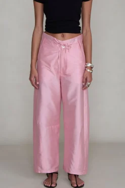 Chan Luu Techno Taffeta Barre Pant Roe