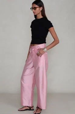 Chan Luu Techno Taffeta Barre Pant Roe