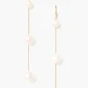Chan Luu Tiered Floating Pearl Earrings