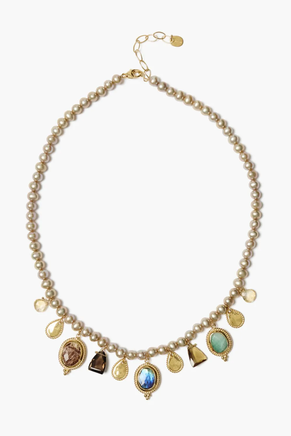 Chan Luu Vignette Charm Necklace Multi
