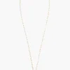 Chan Luu White Freshwater Pearl Toggle Necklace